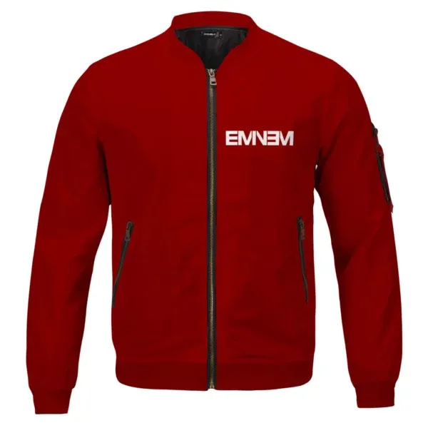 Eminem Logo Minimalistic Bomber Jacket