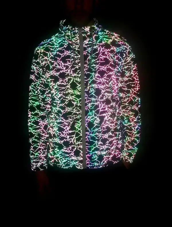 Holographic Reflective "Lightning Pattern" Sun Protection Jacket