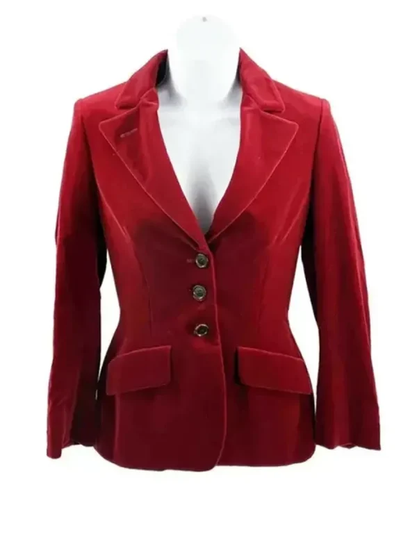 Inventing Anna Julia Garner Red Blazer