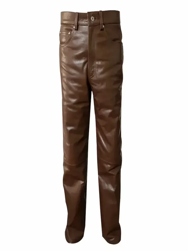 Mens Pure Brown Leather