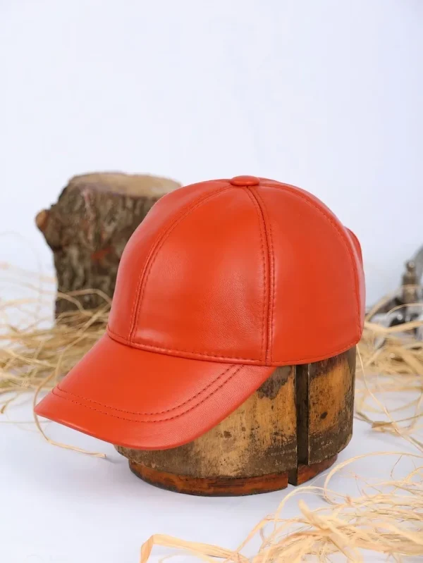 Personalized Leather Baseball Cap