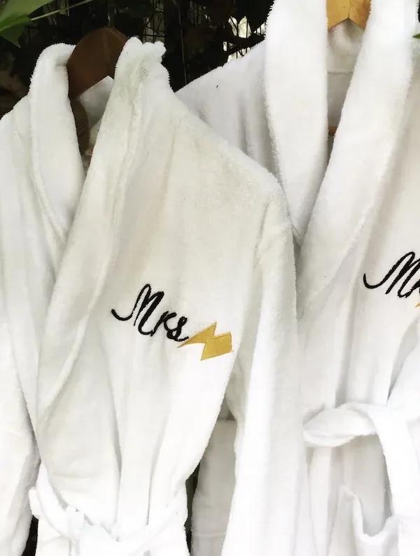 Personalized Terry Bathrobes