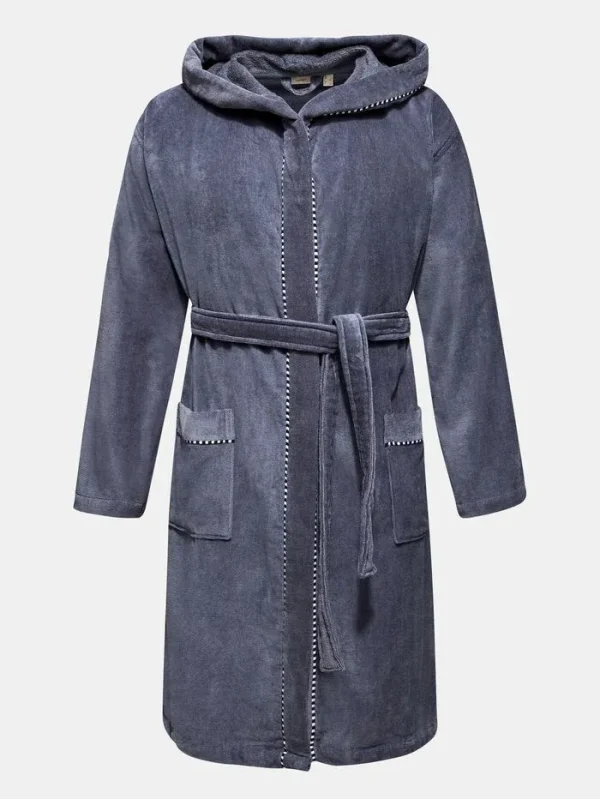 Suede bathrobe made of Cotton