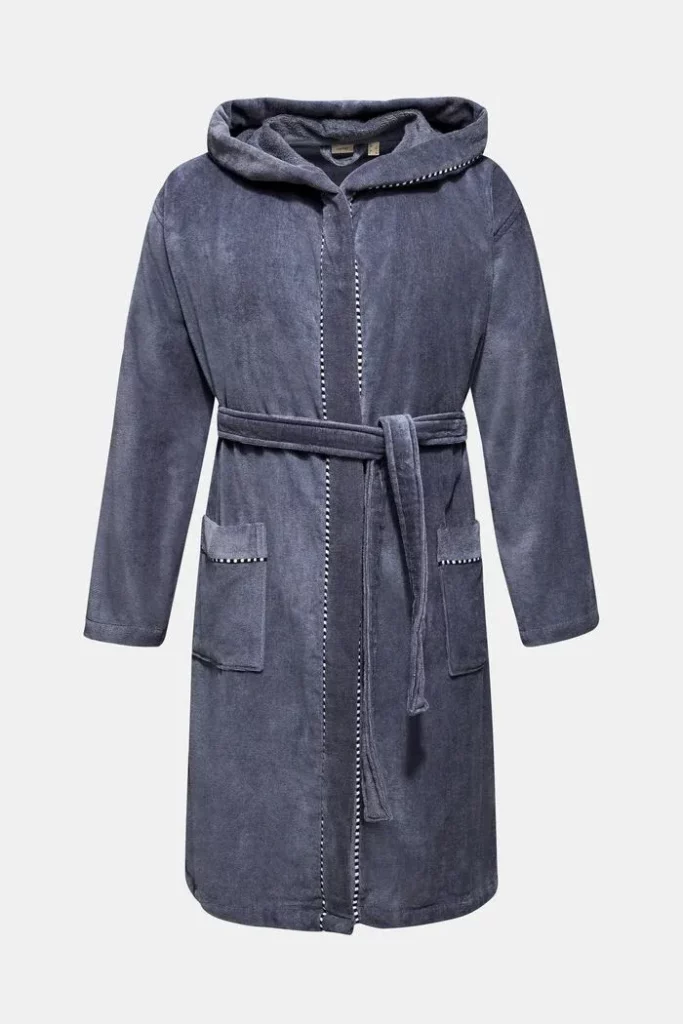 Suede bathrobe made of Cotton