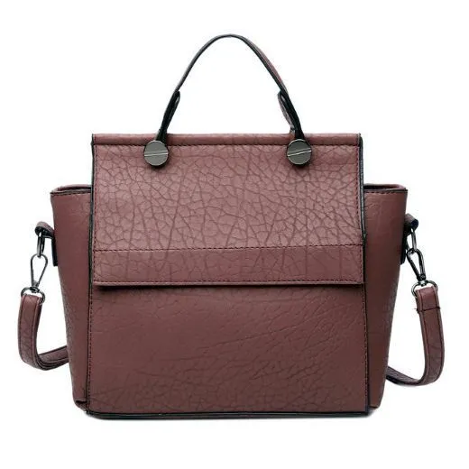 Vintage Trapeze Tote Women Leather handbags