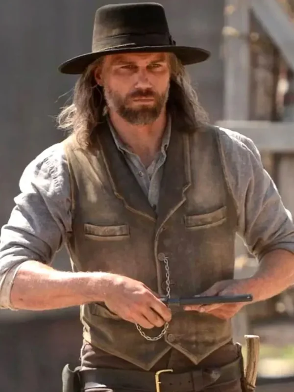 Hell on Wheels Cullen Bohannon Anson Mount Leather Vest