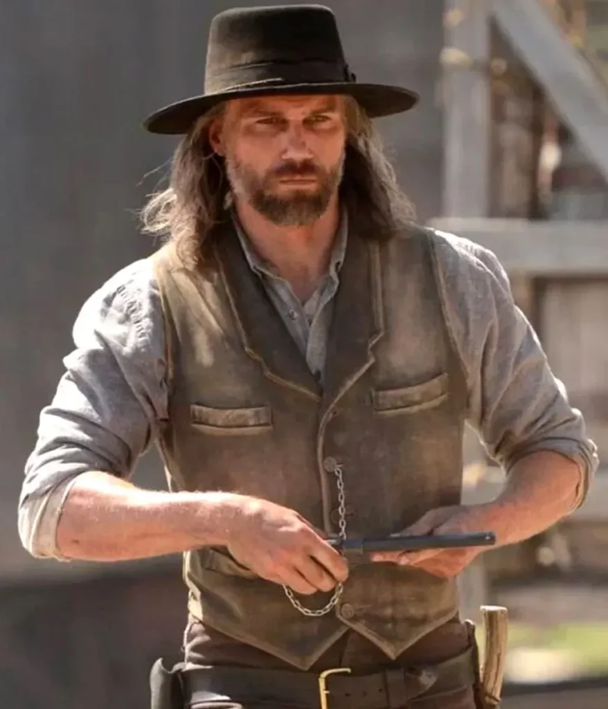 Hell on Wheels Cullen Bohannon Anson Mount Leather Vest