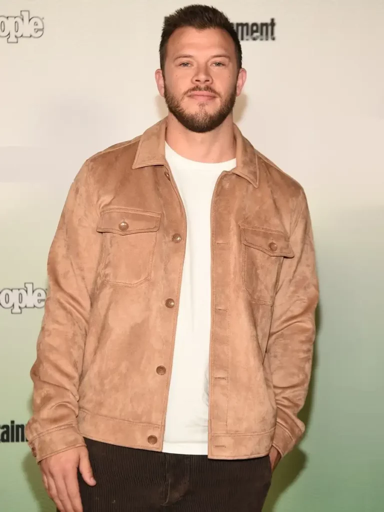 Actor Jimmy Tatro Suede Leather Jacket