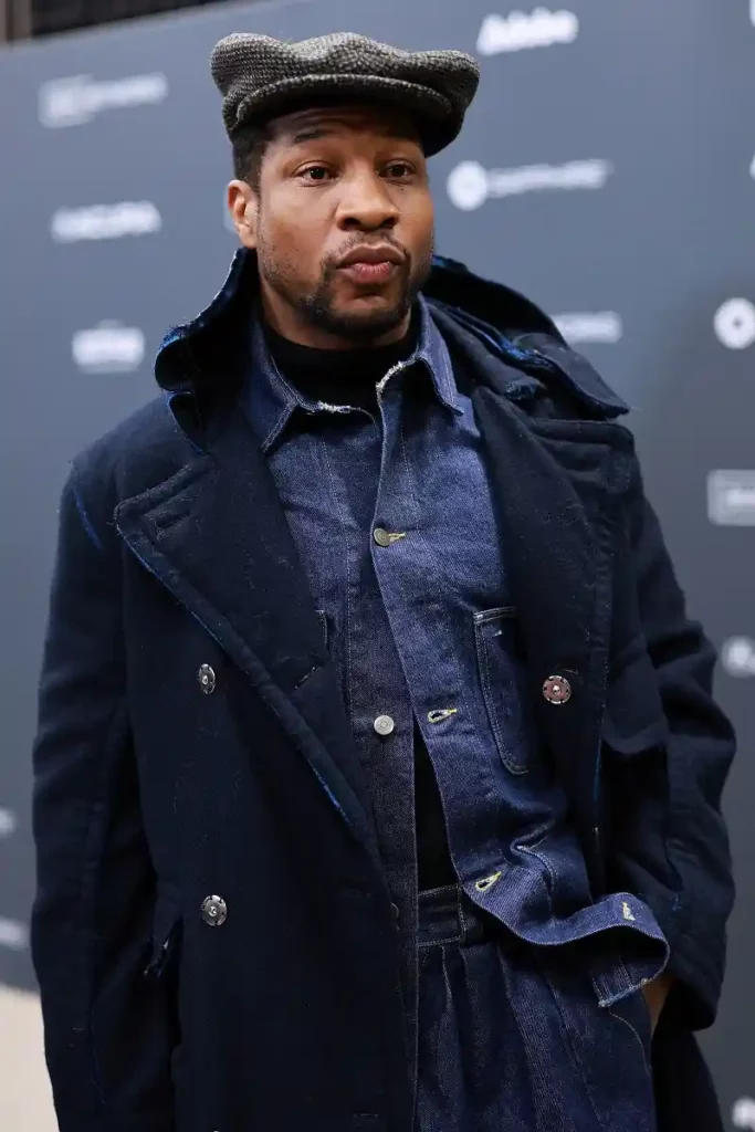 Jonathan Majors Magazine Dreams Event Wool Coat