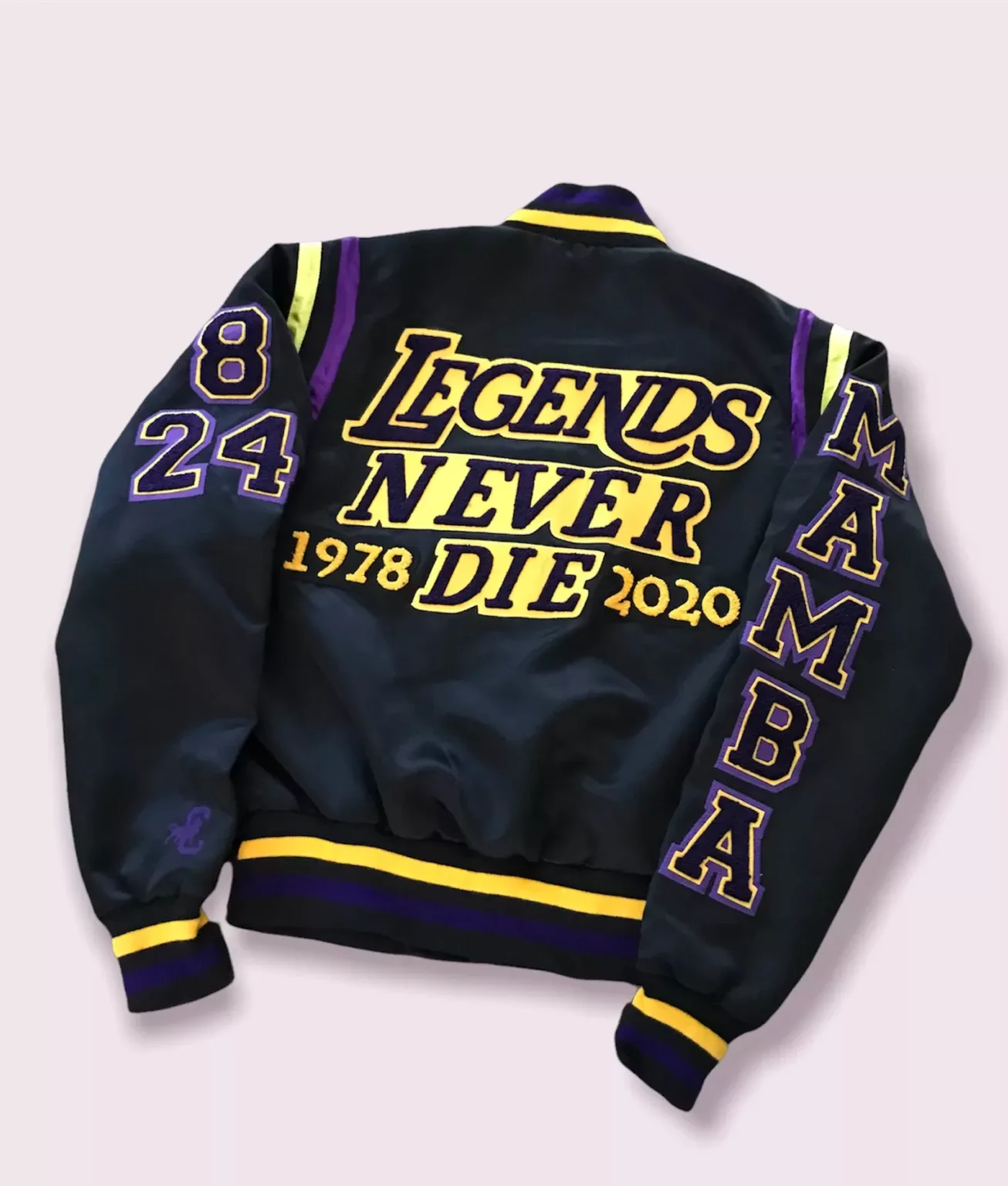 Kobe Bryant Legend Never Die Mamba Black Jacket