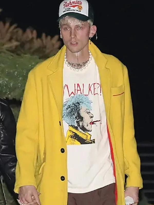 Singer Machine Gun Kelly Yellow Coat