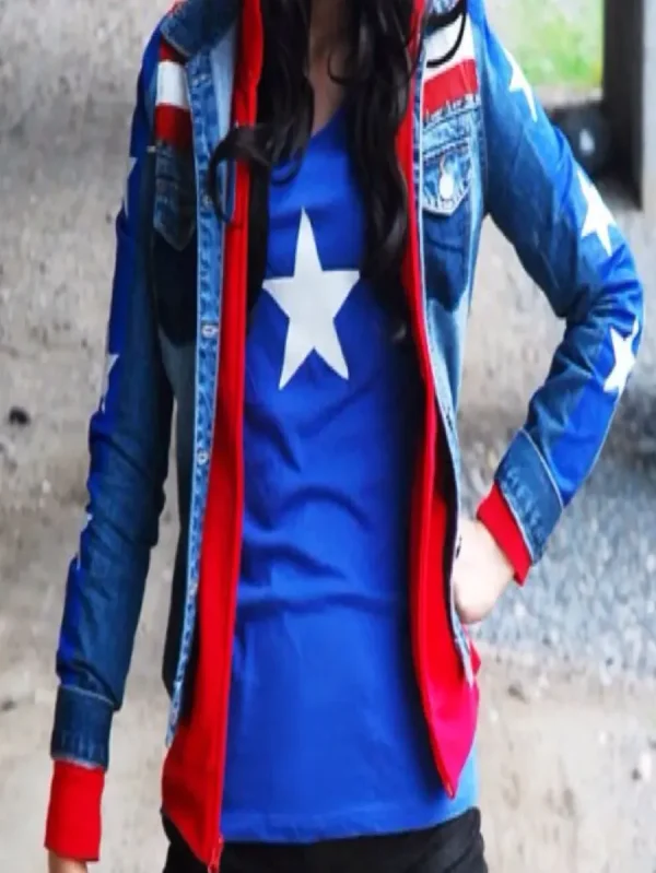 Miss America Chavez Young Avengers Denim Jacket