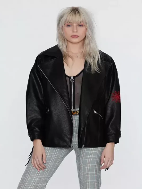 Nasty Gal X Jaydee Aureta Faux leather Moto Jacket