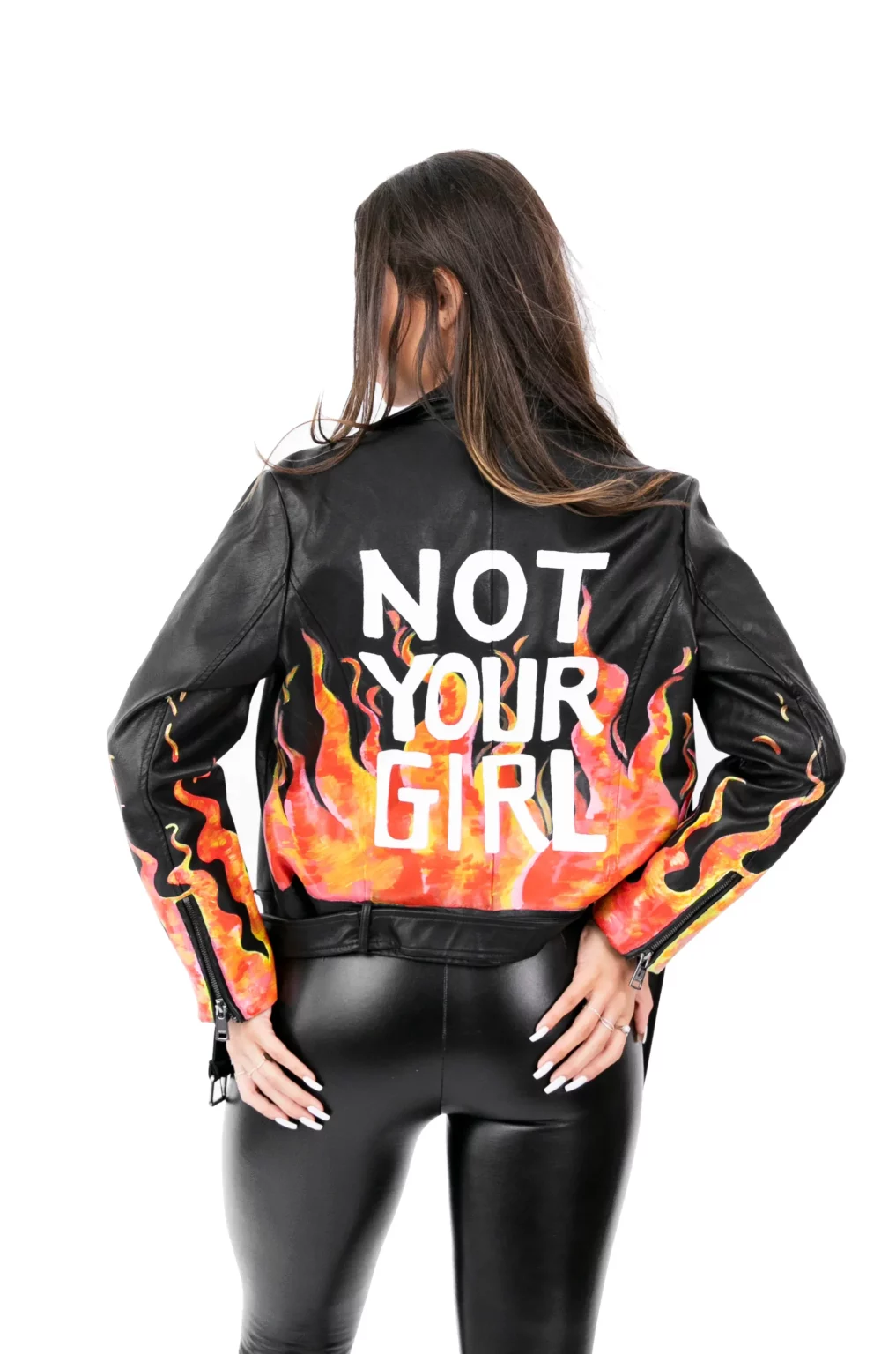 Not Your Girl Leather Jacket