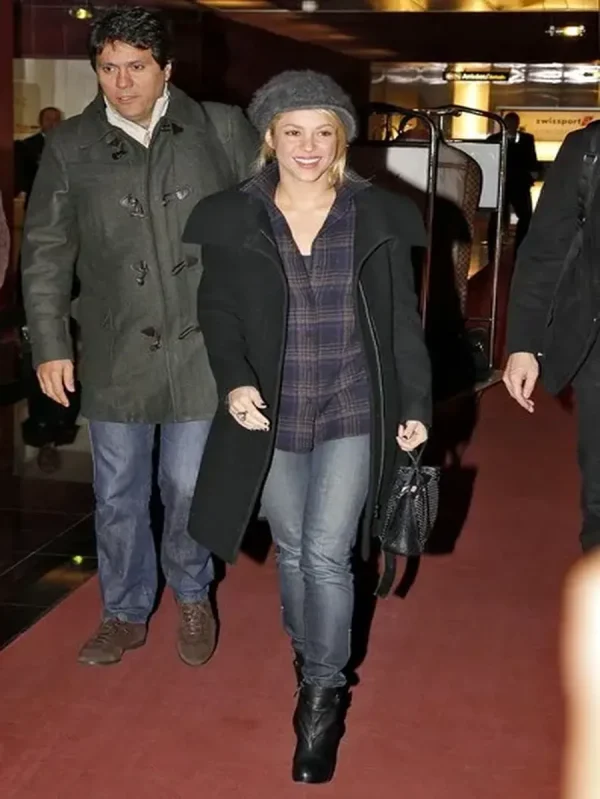 Shakira Wool Black Coat