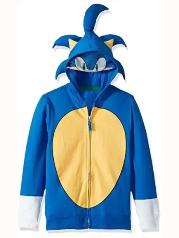 Sonic Cosplay Cotton Hoodie