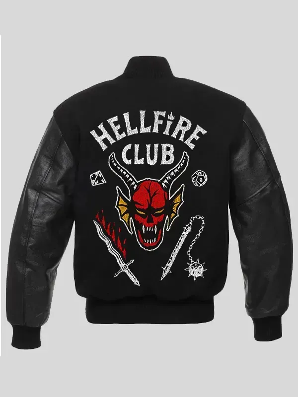 Stranger Things S04 Hellfire Club Varsity Jacket