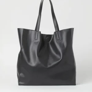 Women Black Shopper Handbags