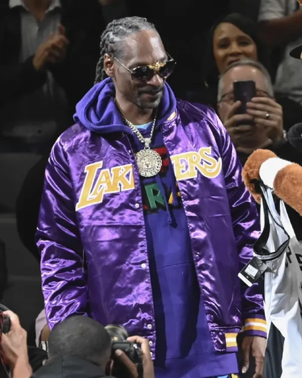 Los Angeles Lakers Snoop Dogg Bomber Jacket