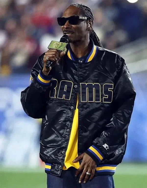 Rapper Snoop Dogg Rams Varsity Jacket