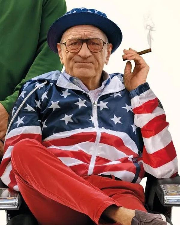 About My Father Robert De Niro USA Flag Jacket