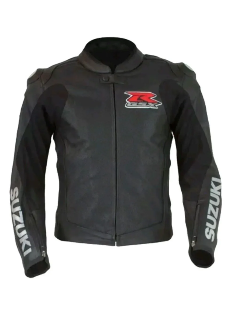 GSX-R Black Leather Jacket