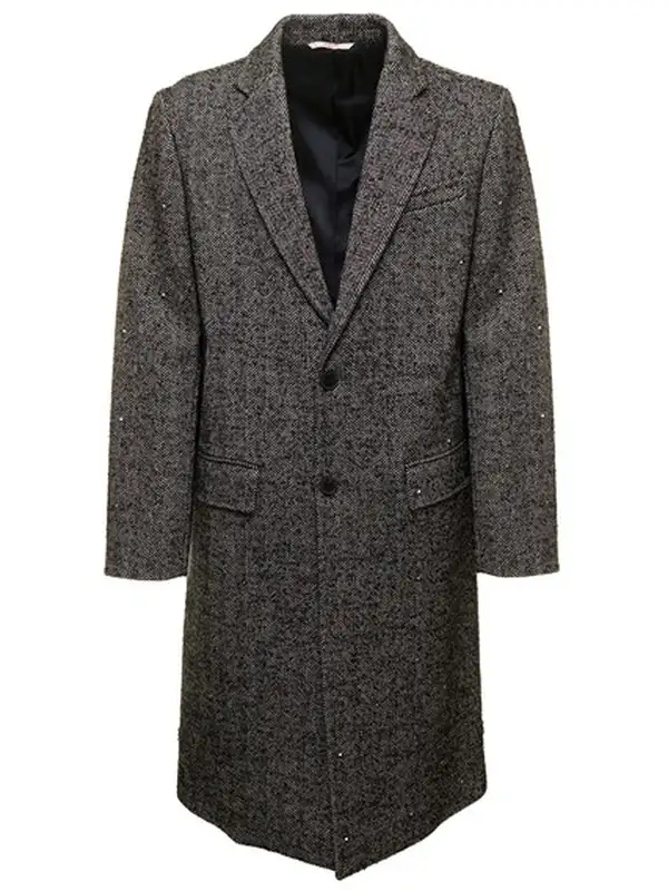 Idris Elba Luther Wool grey Coat