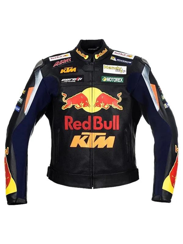 KTM Red Bull Motorcycle Racing Leather Jacket