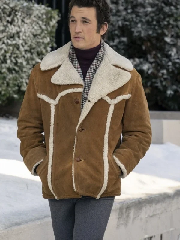 The Offer Albert S. Ruddy Miles Teller Suede Jacket