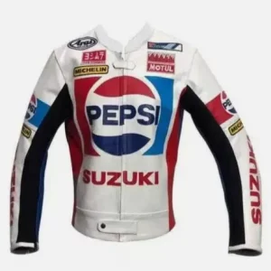 Pepsi Suzuki MotoGP Leather Race Jacket