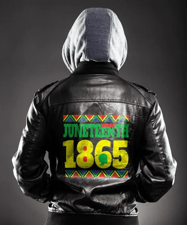 Juneteenth 1865 Is the Independence day Black History Leather Jacket