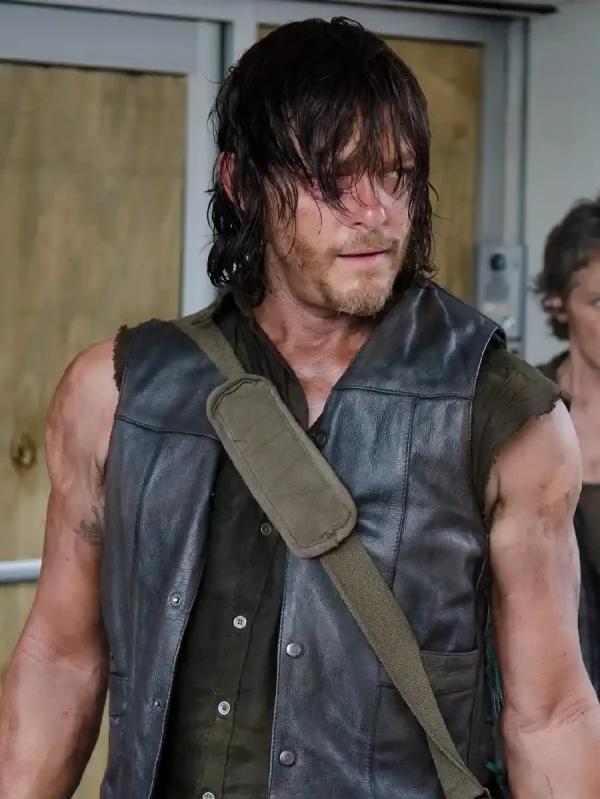 The Walking Dead Daryl Dixon Norman Reedus Leather Vest