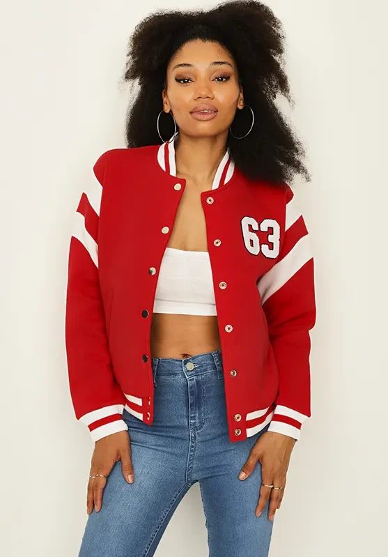 Boston College 63 Red Varsity Jacket