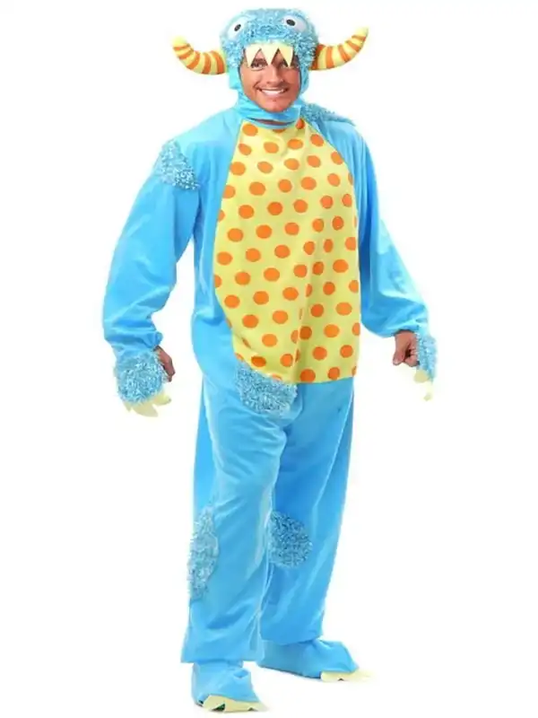 Blue Fun Monster Adult Sky Blue Costume