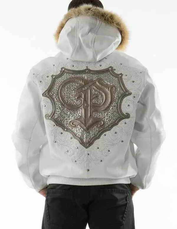 Bold Pelle Pelle White Crest Hood Jacket