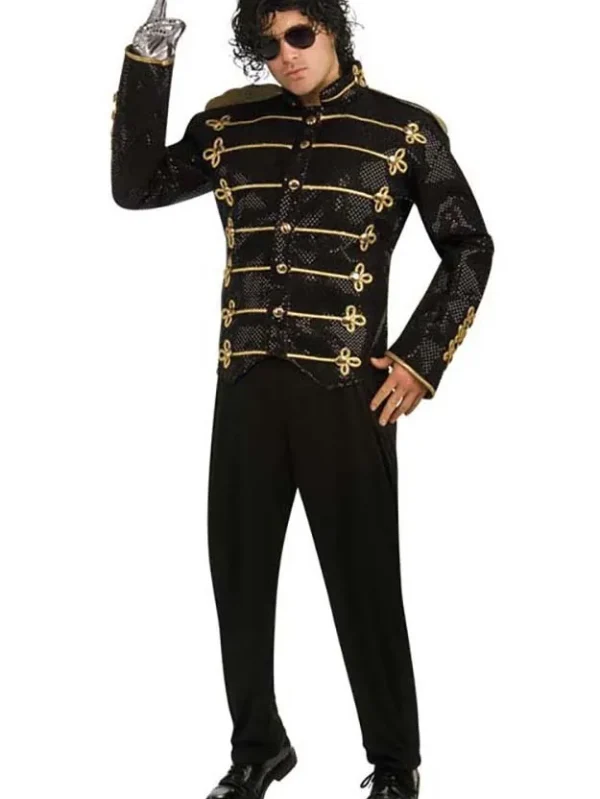 Michael Jackson Black Military Deluxe Jacket