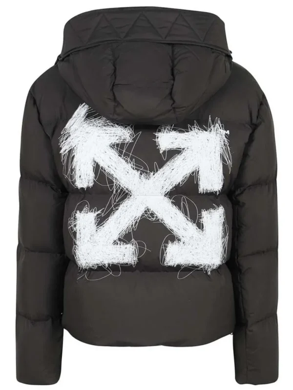 Off White Back Logo Down Jacket