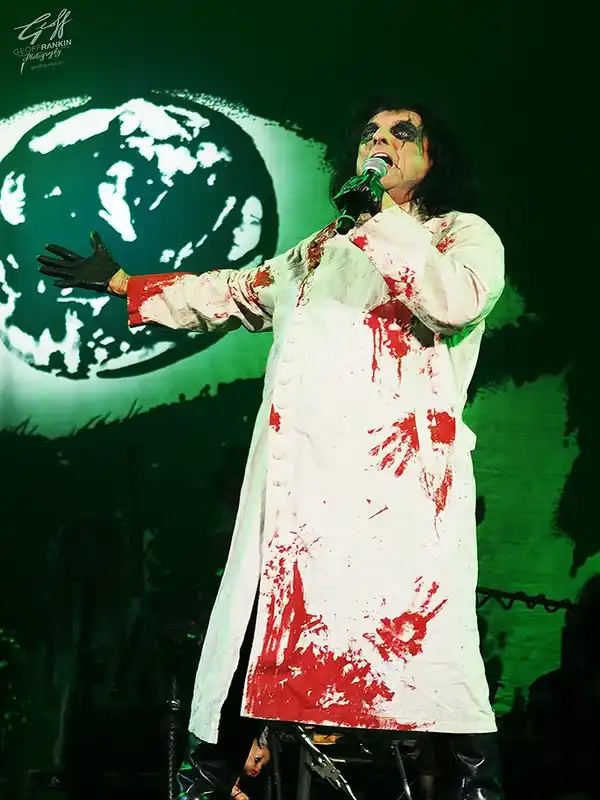 Alice Cooper White Long Coat