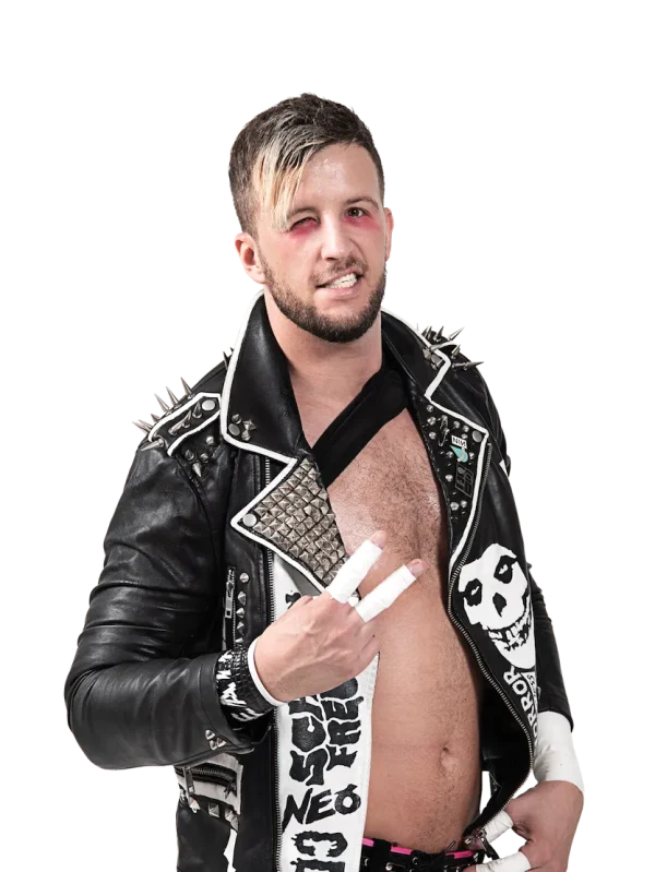 Chris Brookes Black Leather Jacket