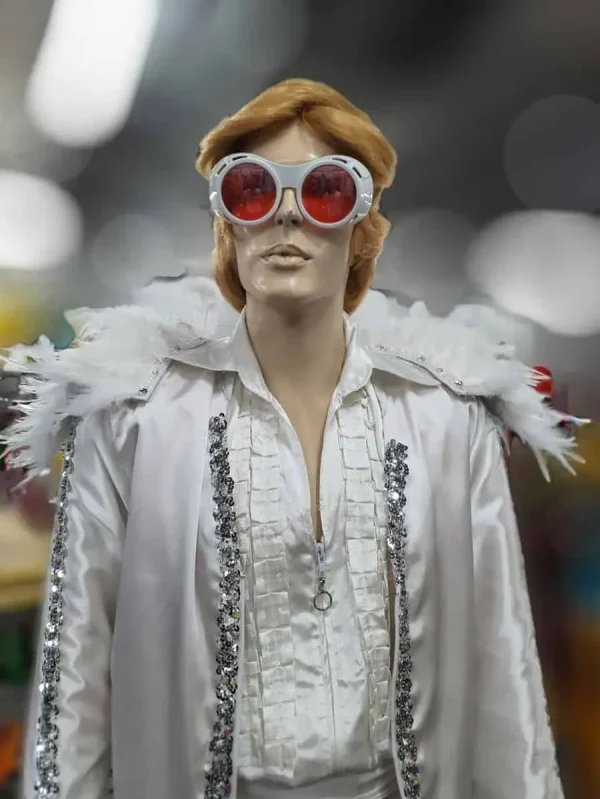 Elton John Flamboyant White Suit