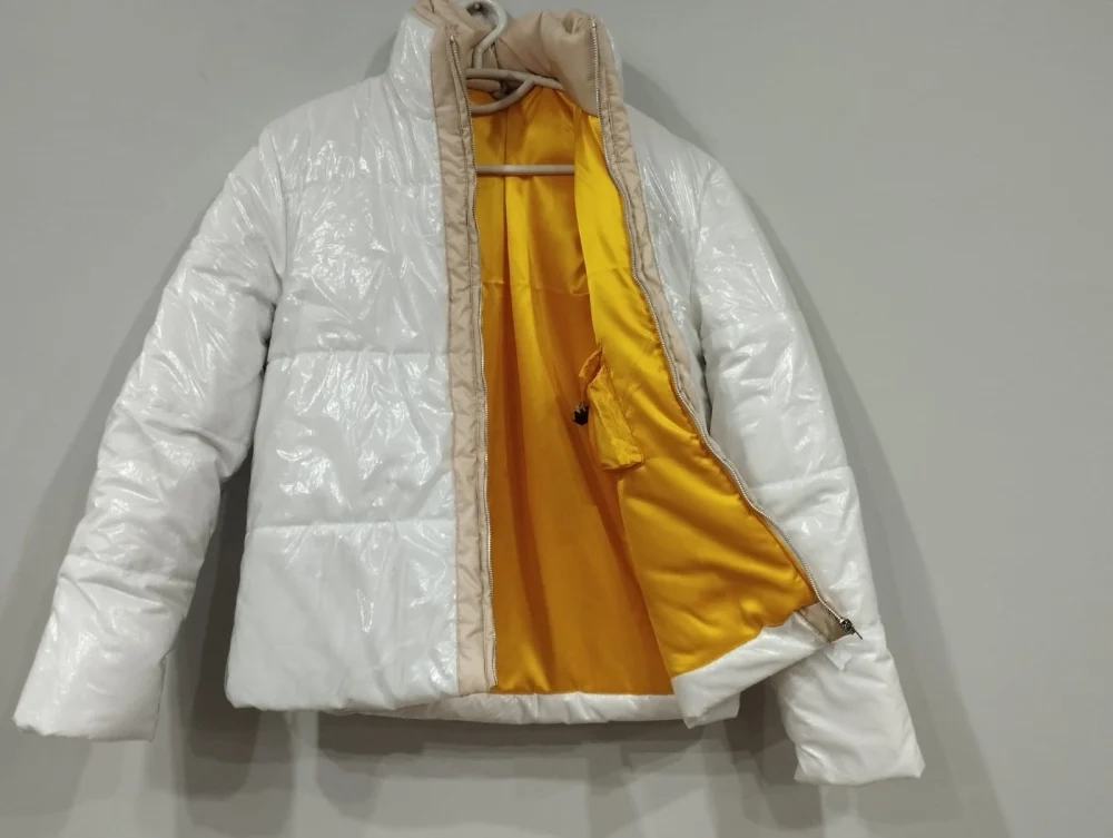 LED Light Glow Bright White Puffer Jacket