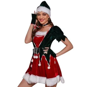 Santa Claus Costume For Women Christmas Outfit