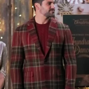 Max #Xmas Brant Daugherty Plaid Blazer