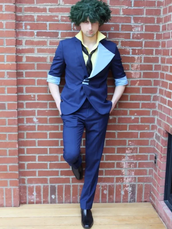 Spike Spiegel Cosplay Costume Blue Suit