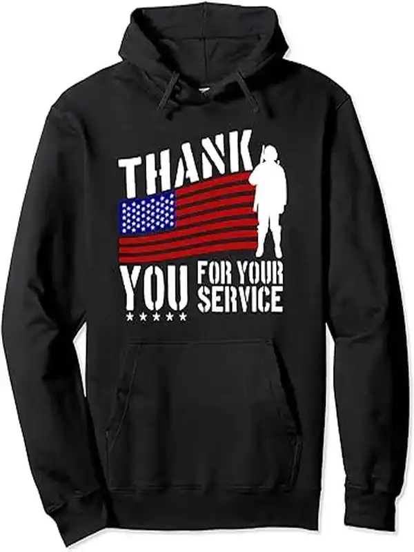 Veterans Day Thank You for your Service Pullover Hoodie